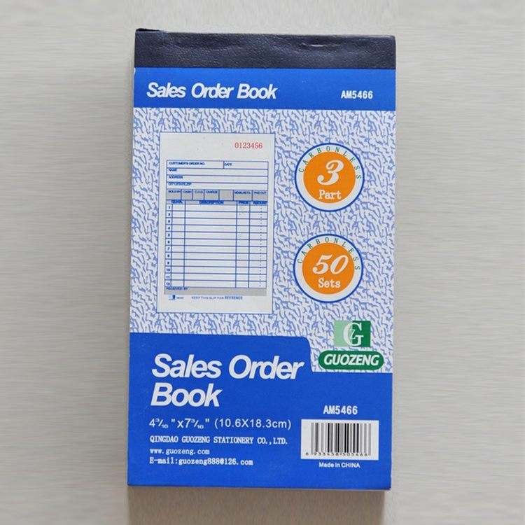 sales order book